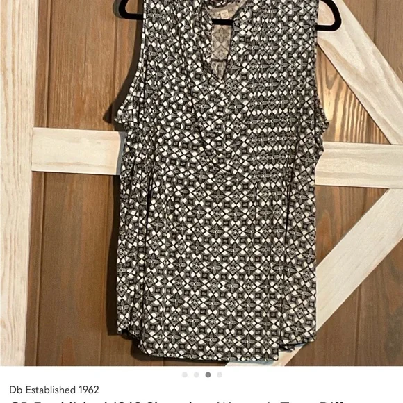 Set of 4 Tops. CB Established 1962 Brand, Sleeveless Women’s Tops All SIZE 3X. - Picture 3 of 4